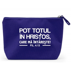 Gentuta Rebeca albastru, Pot totul in Hristos!
